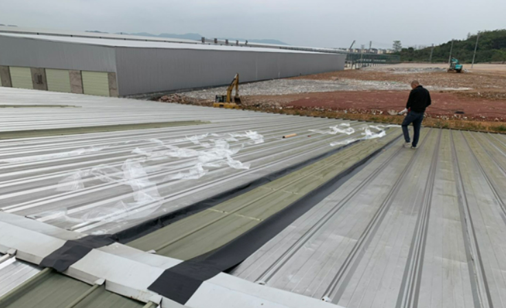 岱山厂房屋面防水维修案例